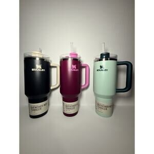 Stanley X Target CUDDLE COLLAB 40oz Set | BLACK, ROSE BOUQUET, OCEAN SPRAY GREEN